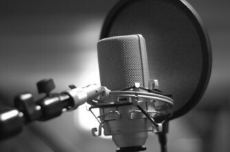 Recording Studio Mic Wallpaper