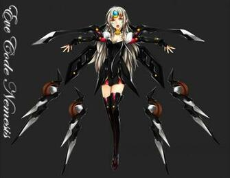 Armor Elsword Eve Fi San Thighhighs Wings Wallpaper