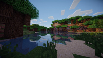 Landscape Minecraft HD Wallpaper