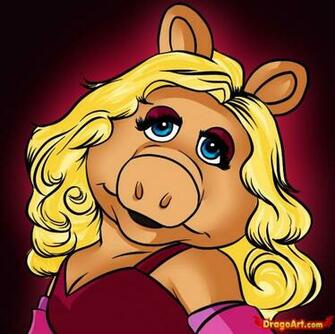 Draw Miss Piggy Step By Characters Pop Culture