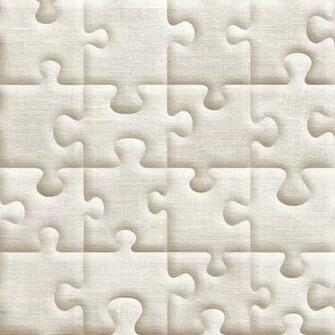 Muriva Jigsaw Wallpaper Beige At Wilko