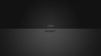 Minimalistic Think Different Desktop Pc And Mac Wallpaper