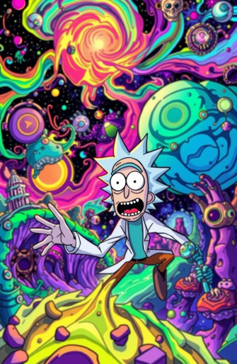 Supreme Rick And Morty Wallpaper