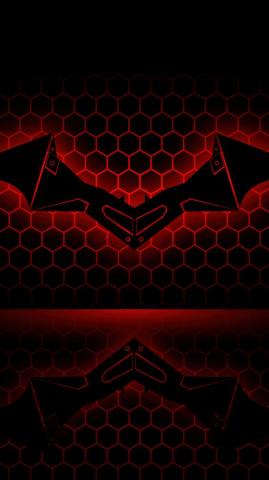 The Batman Movie Logo Phone iPhone 4k Wallpaper