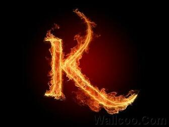 Fiery Font Letter K Letters A Z Picture