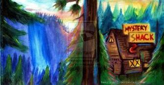 Gravity Falls Scenery Phone Case
