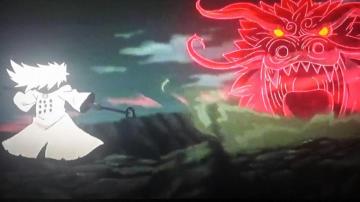 Night Guy Vs The God Of War Uchiha Madara Desain