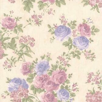 Pastel Floral Trail Ivana Mirage Wallpaper