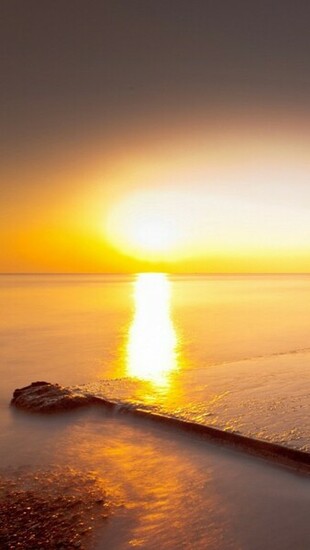 Ocean Beach Sunset HD iPhone Wallpaper Part Two