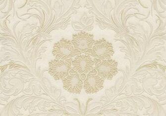 Alexandria Damask Gold Cream Wallpaper From Seriano By Belgravia