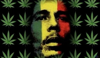 Wallpaper Bob Marley And Cannabis X Desktop