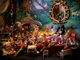 Mad Hadder Tea Party Wallpaper