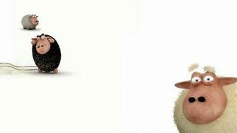 Owdlarrd Funny Sheep Cartoon Wallpaper