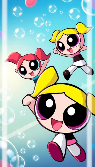 Powerpuff Girls Phone Wallpaper