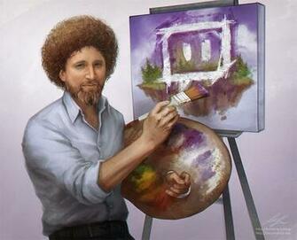 Sohlol Draws Kappa As Bob Ross In This Amazing Wallpaper
