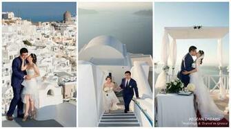Alex Tracy Santorini Wedding Aegean Dreams Travel