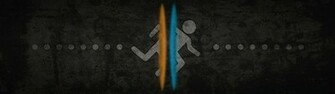 Portal Dual Screen Wallpaper Gaming