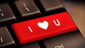 Love You As Enter Key HD Wallpaper