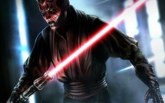 Art Jedi Star Wars Sith Darth Maul Lord Sword Light Sci Fi