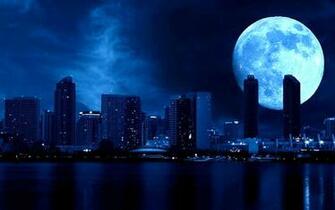 Blue Moon HD Wallpaper Wallpapercharlie