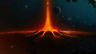 Halo Space Ship Fire Sci Fi Science Landscapes Wallpaper