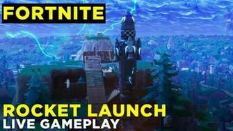 Fortnite S Rocket Launch Created A Dimensional Rift In The Sky