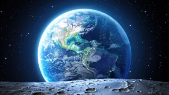 Planet Earth Space Stars 4k Phone iPhone Wallpaper 4550b