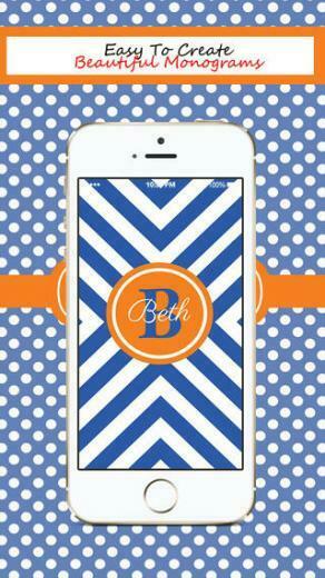 Designer Monogram Lite Beautiful Custom Theme Wallpaper Background