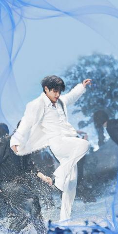 Taebliss On Black Swan Wallpaper Btsxmma Bts