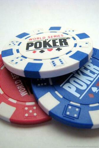 World Series Poker Chips Wallpaper For iPhone