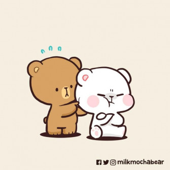 Milk Mocha On Cute Bear Drawings Cartoon