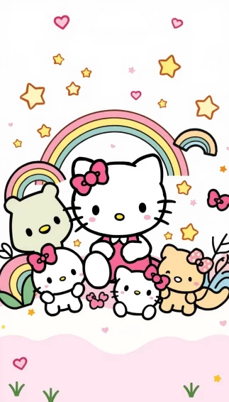 Hello Kitty And Friends Wallpaper