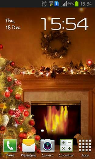 Fireplace New Year Live Wallpaper For Android
