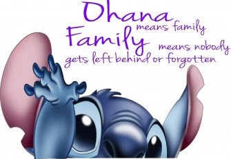 Ohana Means Lilo Stitch Wallpaper