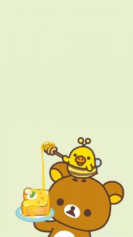 Rilakkuma iPhone Wallpaper