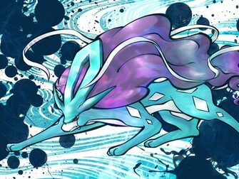 Wallpaper Pokemon Suicune