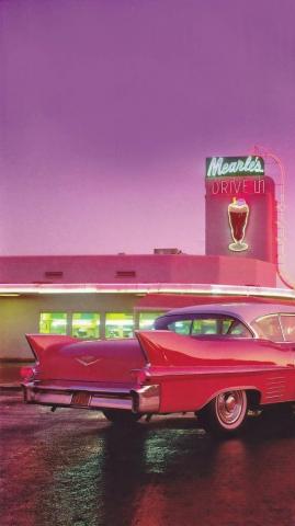 50s Aesthetic Wallpaper Top Background