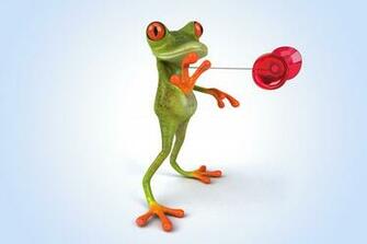 Wallpaper Humor Frogs 3d Graphics Animals