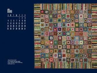 Quilt Calendar Computer Wallpaper May Books Beyond