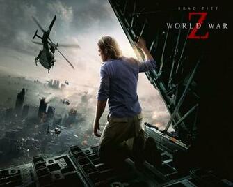 Brad Pitt World War Z Movie Wallpaper HD