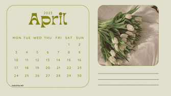 April Calendar Desktop Wallpaper