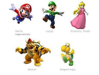 Super Mario And Princess Peach Wallpaper