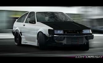 Ae86 Drifting Away By Ldkdesign
