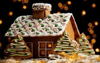 Gingerbread House Wallpaper Hq High
