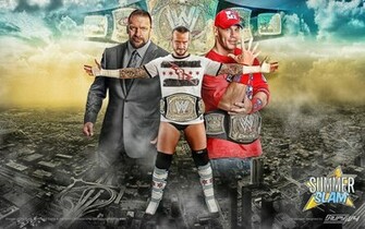 Wwe Summerslam John Cena Vs Brock Lesnar Wallpaper