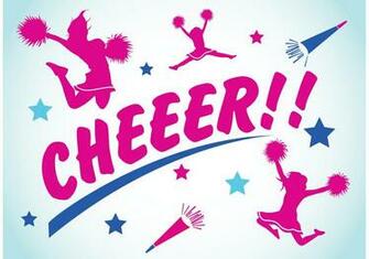 Cheerleading Background Vector Art