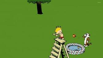 Calvin And Hobbes Wallpaper Cartoon