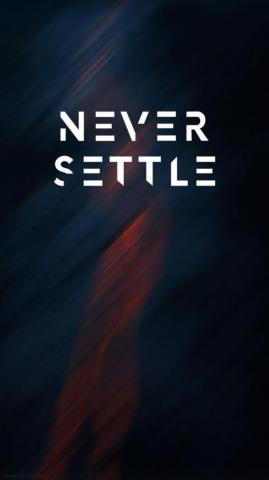 Wallpaper Oneplus Never Settle HD Phone