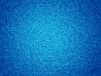 Blue Water Drops Wallpaper