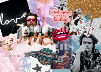 Harry Styles Collage Wallpaper